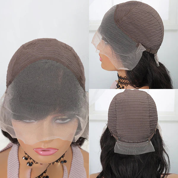 Silky Straight Virgin Human Hair 13x4 Lace Frontal Wig