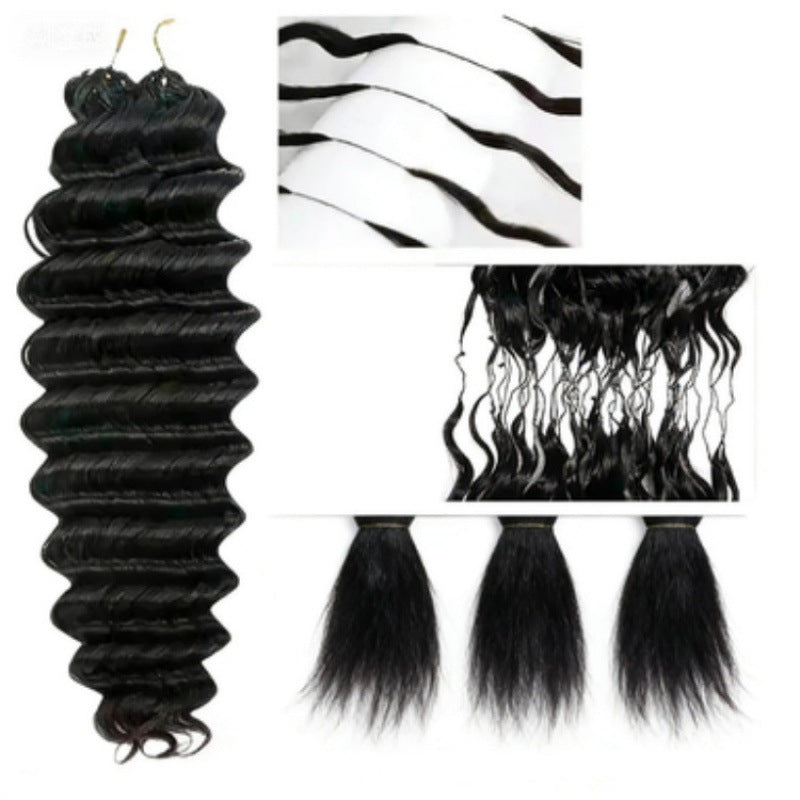 Crochet Hair Extensions Human Hair Feather Weave