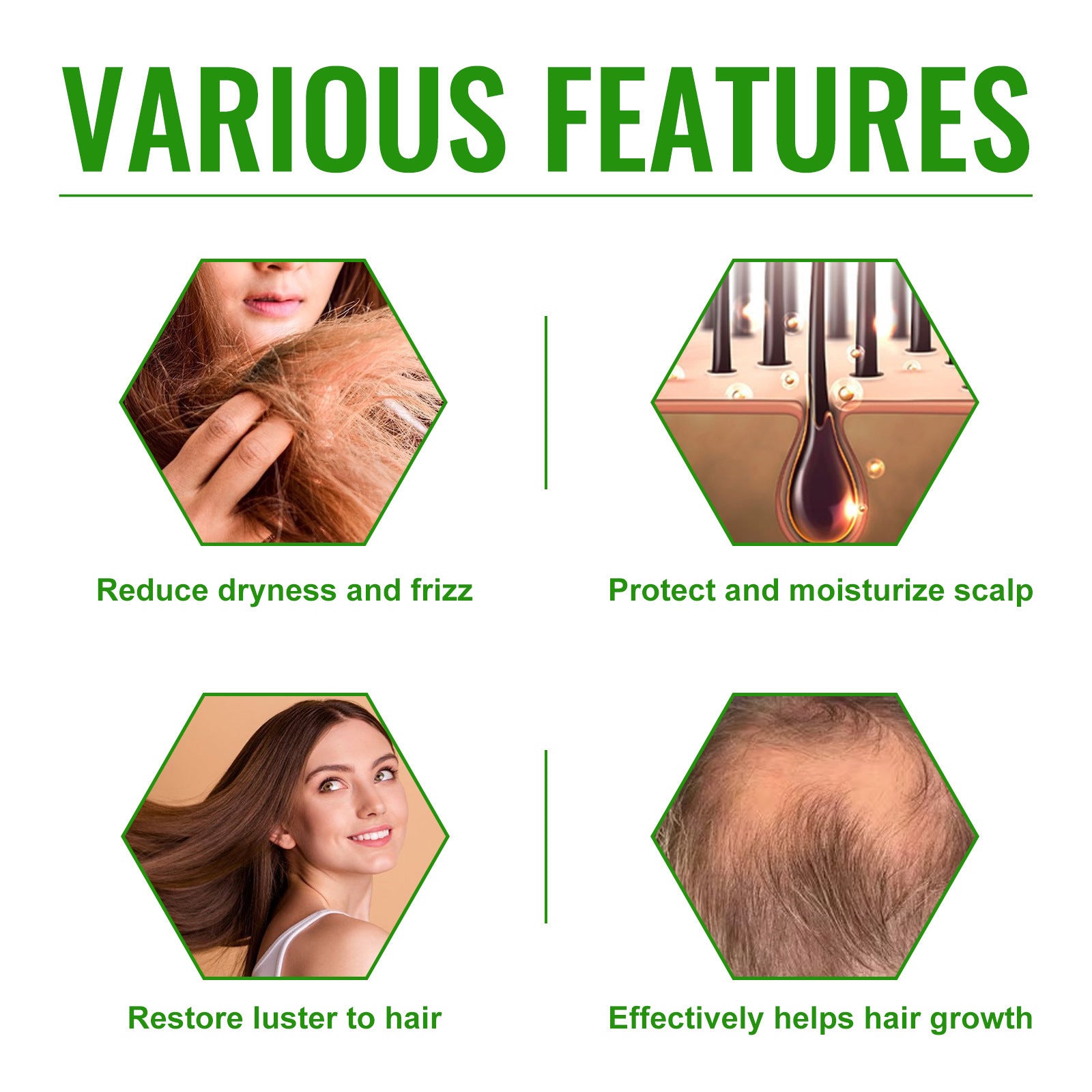 Hair Root Spray, Repair Dry Hair Fickle Hair Tight Hair To Prevent Smooth Hair