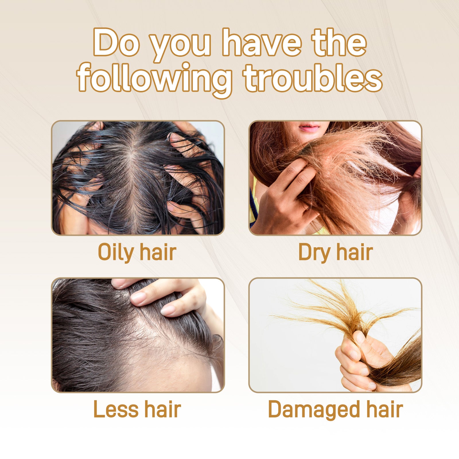 Googeer Hair Regrowth Drops, Repair Dry Hair Smooth Hair Solid Hair Thick Prevent Hair Loss