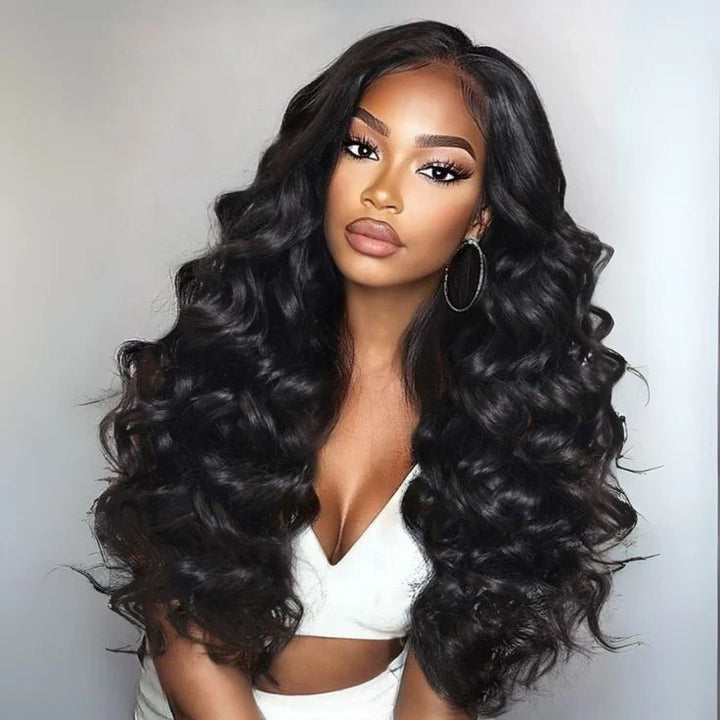 Brazilian Loose Wave Virgin Human Hair 9x6 Lace Glueless Wigs