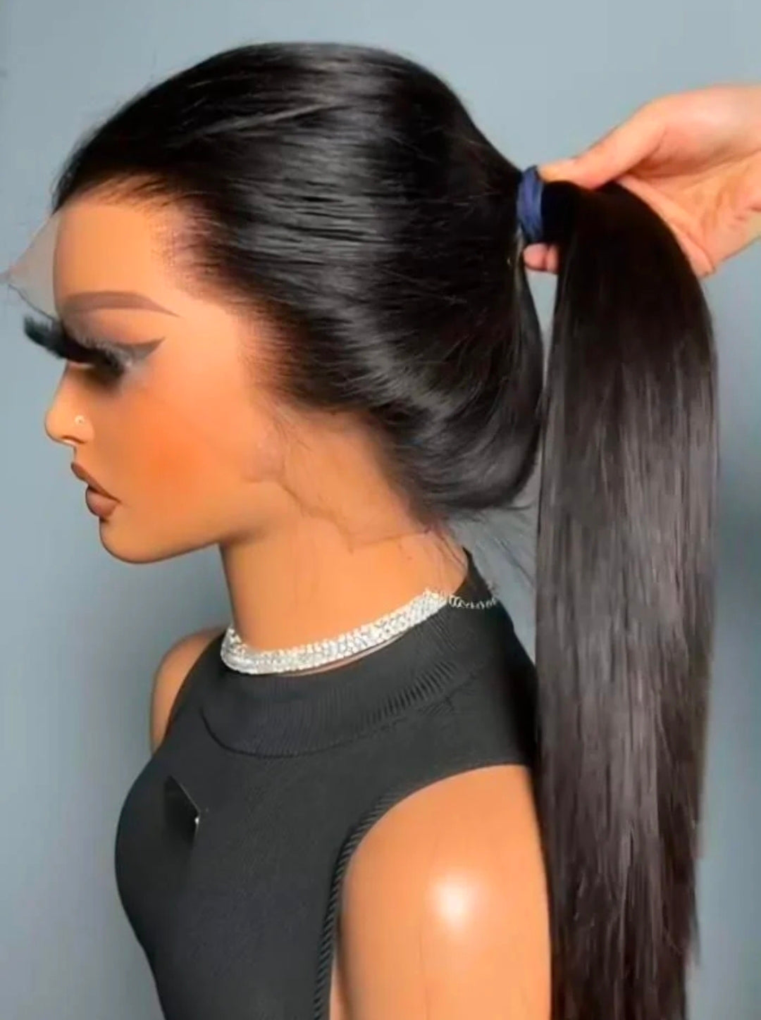 Straight hair