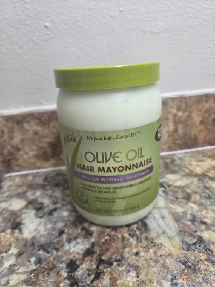 Olive oil hair mayonnaise